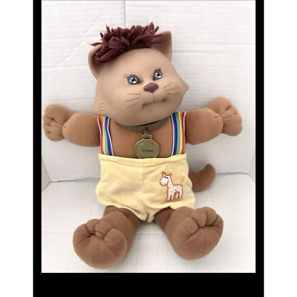 Cabbage Patch Kids Doll KOOSAS Cat Overalls Giraffe Rainbow Stripes - Picture 1 of 16